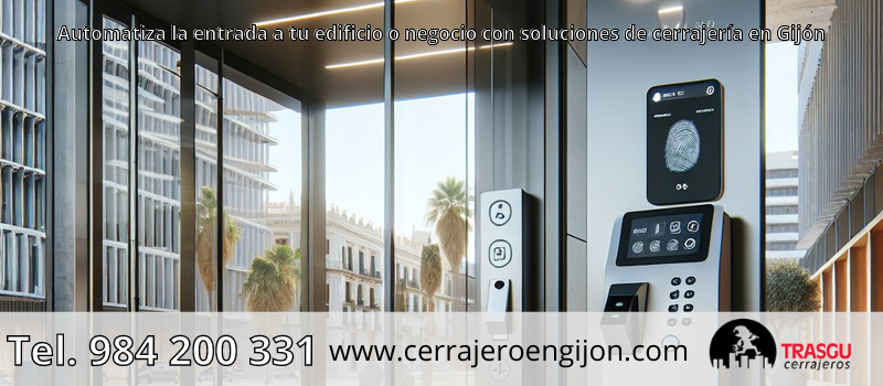 Automatiza la entrada a tu edificio o negocio con soluciones de cerrajería en Gijón Automatiza la entrada a tu edificio o negocio con soluciones de cerrajería en Gijón