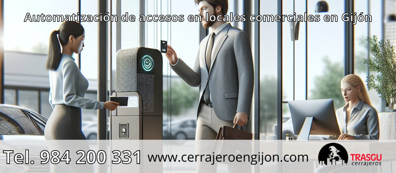Automatización de accesos en locales comerciales en Gijón Automatización de accesos en locales comerciales en Gijón