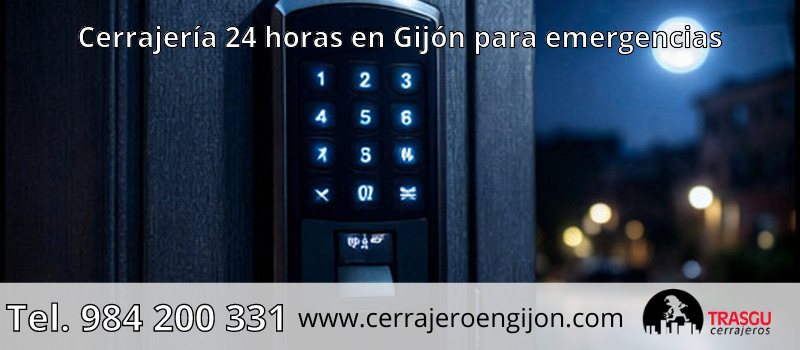 Cerrajería 24 horas en Gijón para emergencias