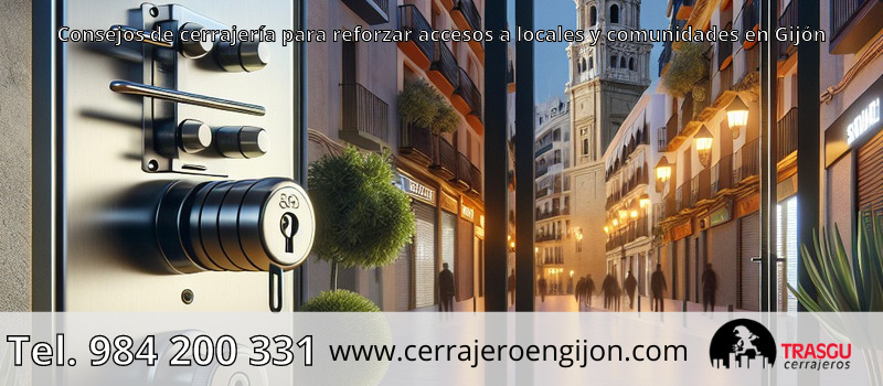 Consejos de cerrajería para reforzar accesos a locales y comunidades en Gijón Consejos de cerrajería para reforzar accesos a locales y comunidades en Gijón