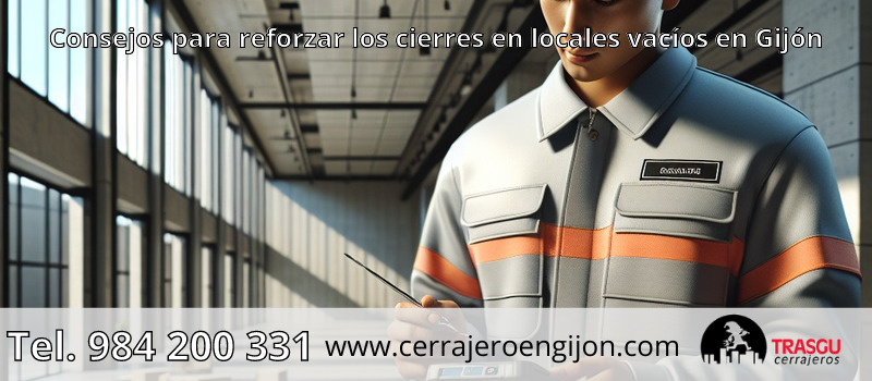 Consejos para reforzar los cierres en locales vacíos en Gijón