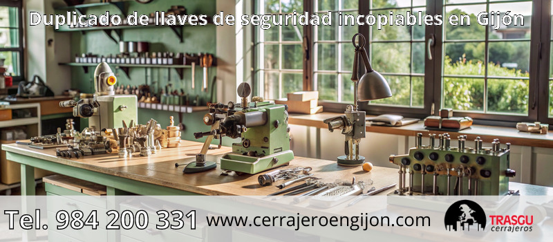 Duplicado de llaves de seguridad incopiables en Gijón Duplicado de llaves de seguridad incopiables en Gijón