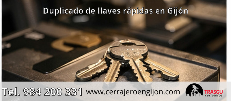 Duplicado de llaves rápidas en Gijón