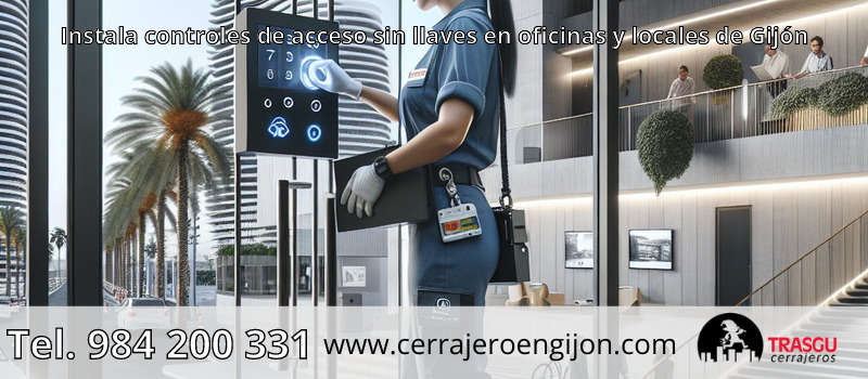 Instala controles de acceso sin llaves en oficinas y locales de Gijón Instala controles de acceso sin llaves en oficinas y locales de Gijón