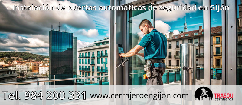 Instalación de puertas automáticas de seguridad en Gijón Instalación de puertas automáticas de seguridad en Gijón