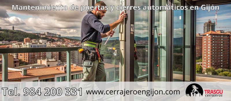 Mantenimiento de puertas y cierres automáticos en Gijón Mantenimiento de puertas y cierres automáticos en Gijón