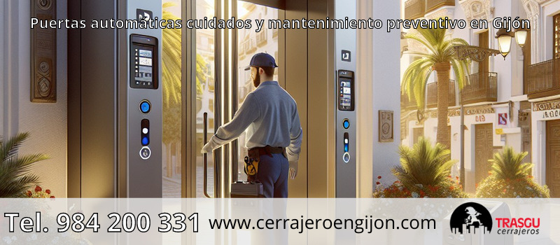 Puertas automáticas cuidados y mantenimiento preventivo en Gijón Puertas automáticas cuidados y mantenimiento preventivo en Gijón