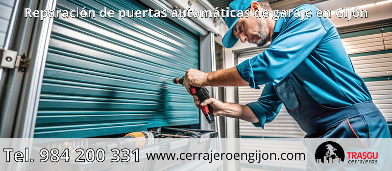 Reparación de puertas automáticas de garaje en Gijón Reparación de puertas automáticas de garaje en Gijón