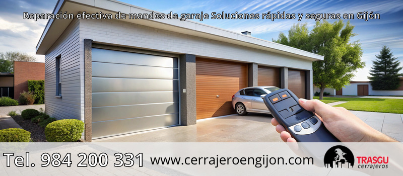 Reparación efectiva de mandos de garaje Soluciones rápidas y seguras en Gijón