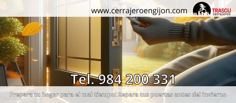 Prepara tu hogar para el otoño: Repara y asegura tus puertas con nuestras soluciones profesionales en Gijón con Cerrajería El Trasgu