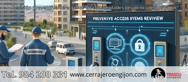 Revisión preventiva de accesos en comunidades residenciales de Gijón Revisión preventiva de accesos en comunidades residenciales de Gijón