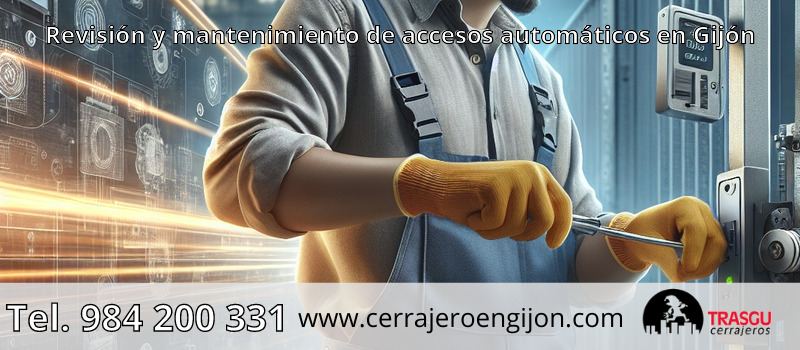 Revisión y mantenimiento de accesos automáticos en Gijón Revisión y mantenimiento de accesos automáticos en Gijón