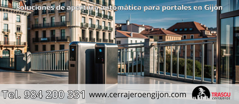 Soluciones de apertura automática para portales en Gijón Soluciones de apertura automática para portales en Gijón