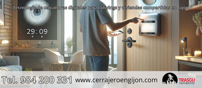 Tecnología de cerraduras digitales para colivings y viviendas compartidas en Gijón Tecnología de cerraduras digitales para colivings y viviendas compartidas en Gijón