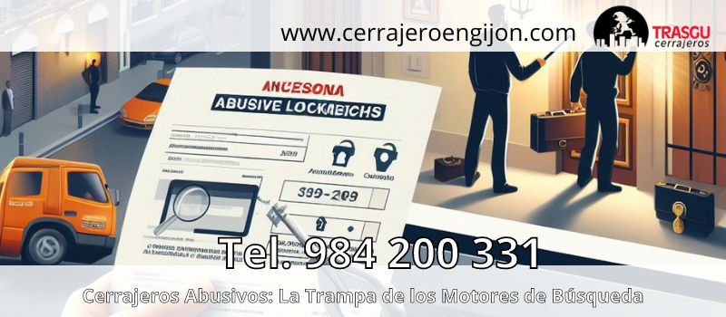 Las tramas de cerrajeros abusivos de Gijón en Internet representan una grave amenaza para los consumidores